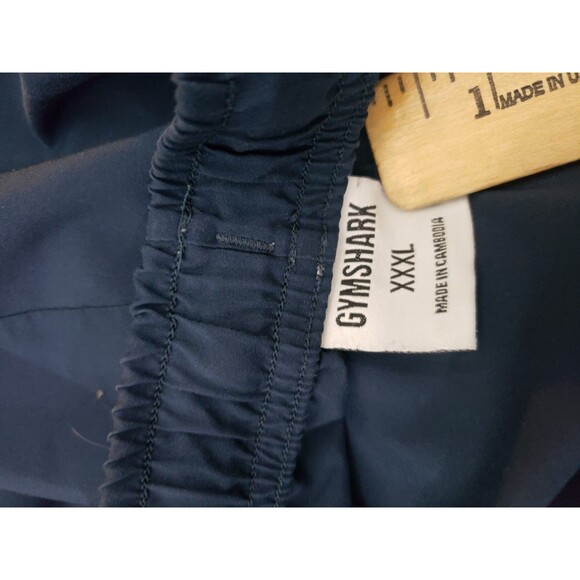 2 Gymshark Arrival Shorts Mens Size 3XL Gray Black Camo & Blue Workout Shorts - Picture 5 of 15